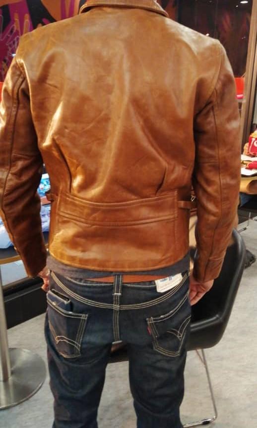 Vintage Indian Motorcycles Steerhide Leather Jacket, Men's Fashion