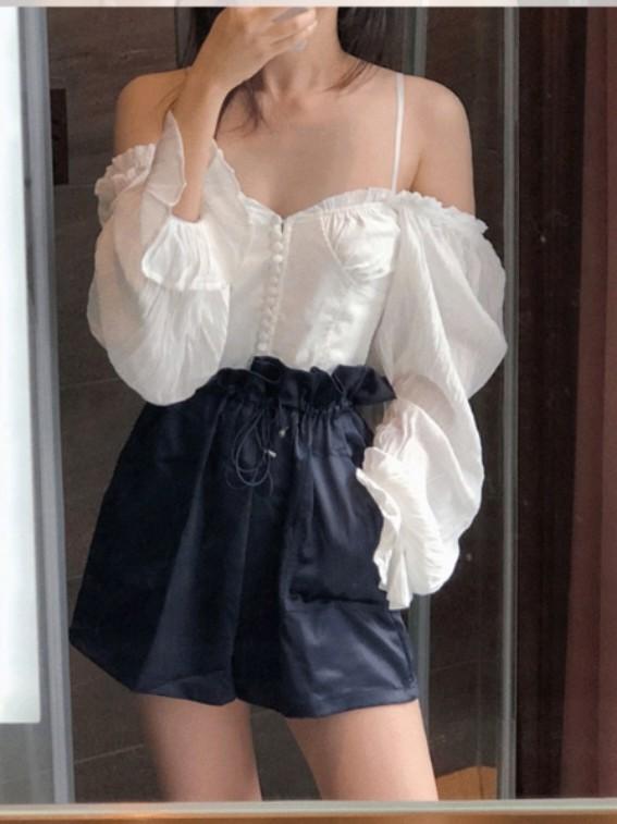 flowy off the shoulder top