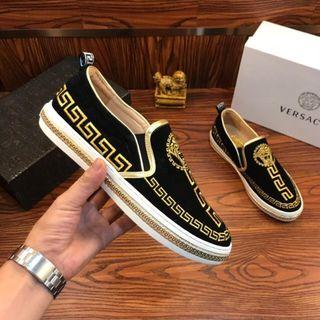 versace men's casual shoes