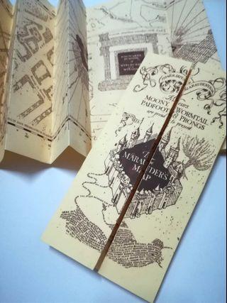 Harry Potter Marauders Map/ Invitation