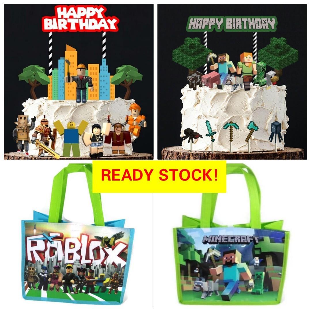 1for 1 20 12for 14 Roblox Minecraft Lol Princess Mermaid Goodie Bag 1set 12 Cars Tayo Thomas Cake Topper Design Craft Others On Carousell - mermaid roblox