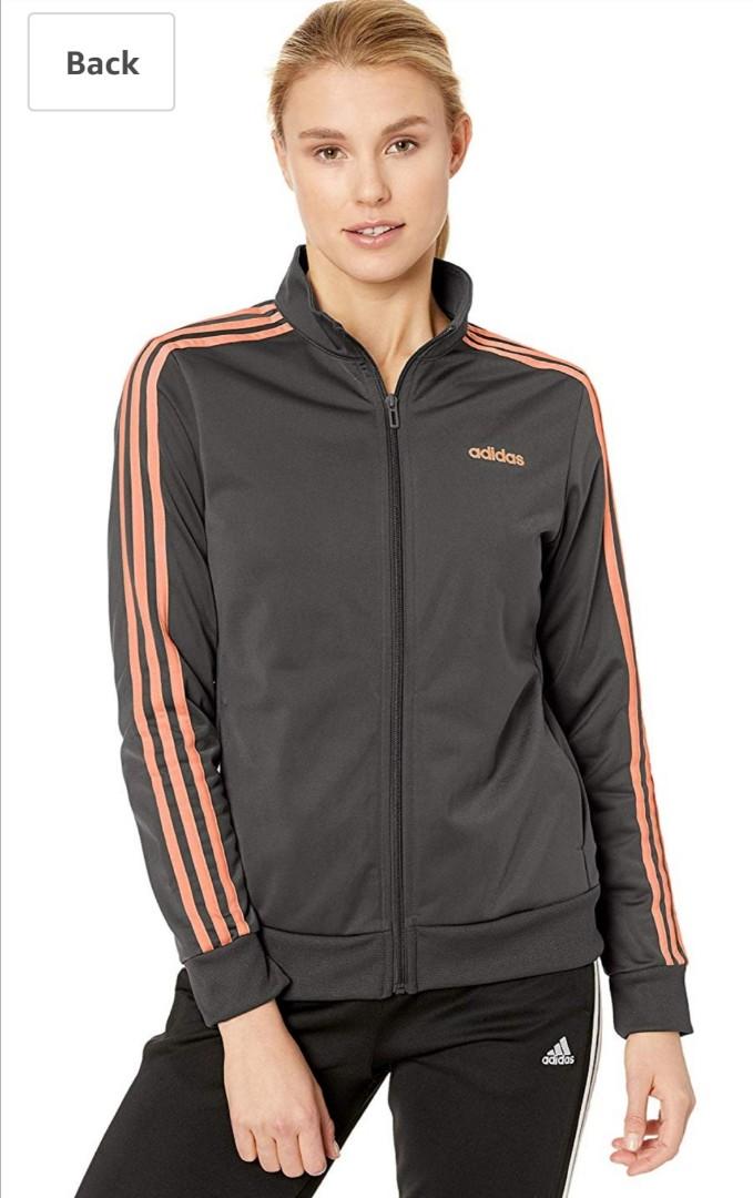 Adidas essentials tricot hotsell track jacket women's