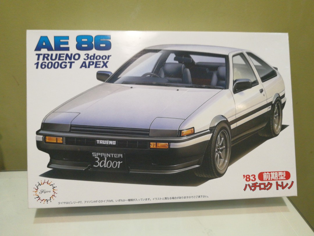 Ae86 Trueno Fujurii Car Model Hobbies Toys Toys Games On Carousell