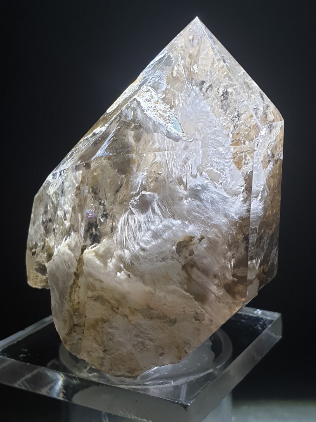 Quartz with Amphibole Inclusions awesome crystal Buenopolis Minas Gerais Brazil Free Shipping