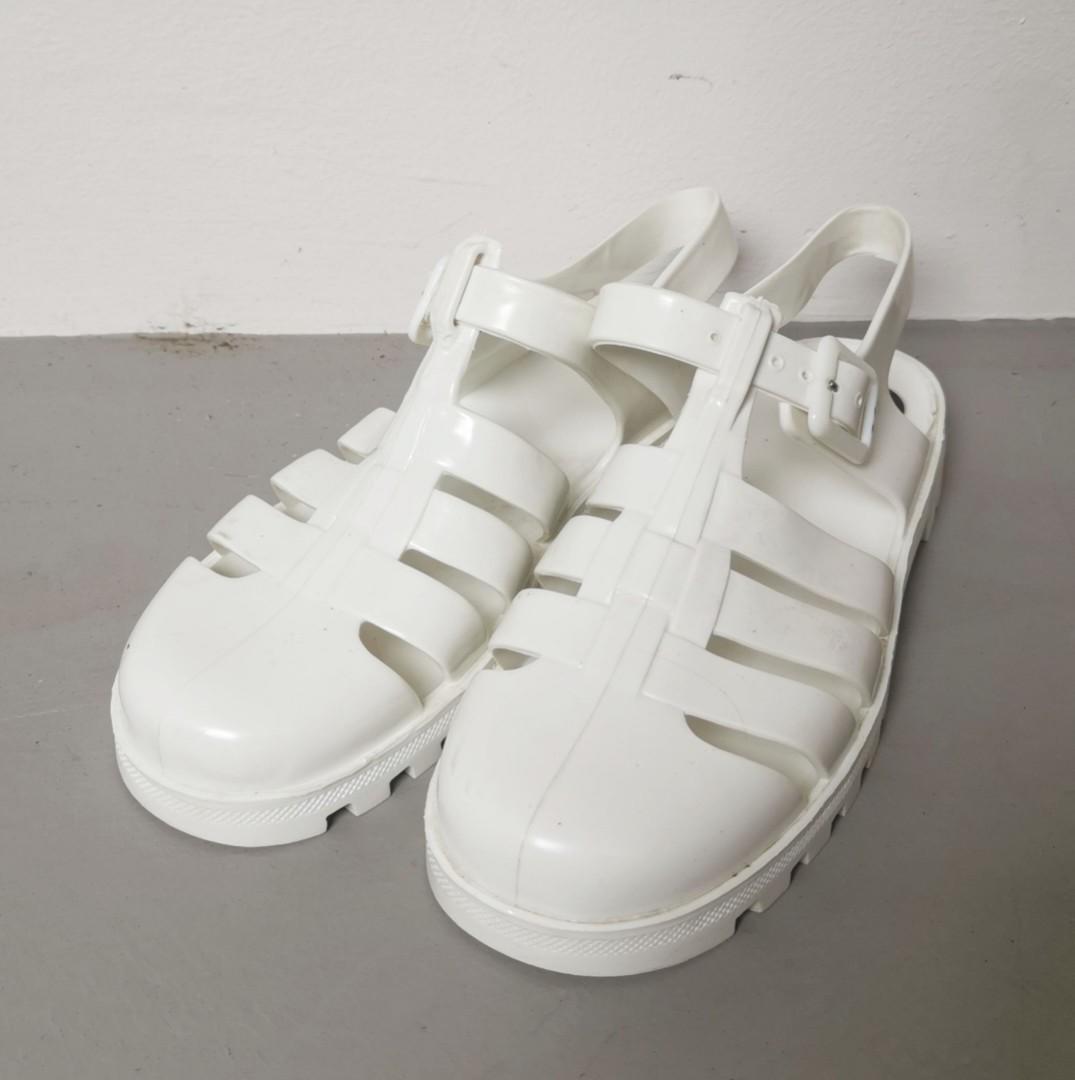 Authentic Juju babe jelly white sandals shoes bought from ASOS UK4 37