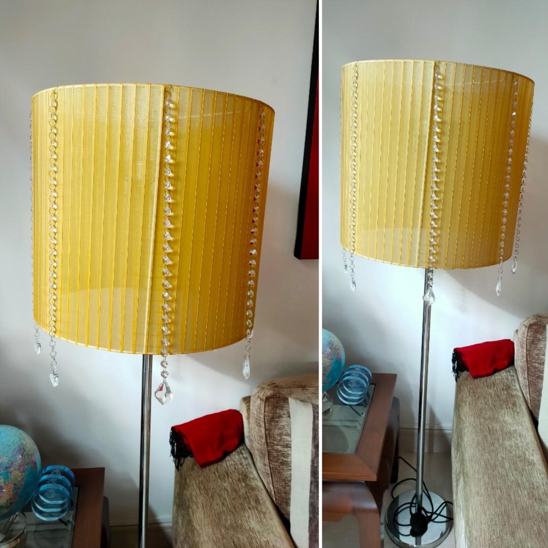 Big Floor Lamp And Bedside Lamp Furniture Home Decor Lighting Supplies On Carousell