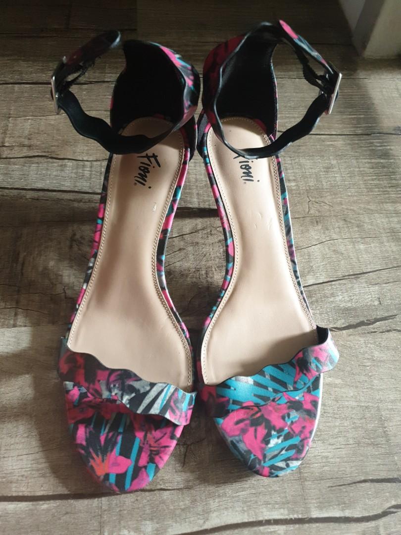 floral heels