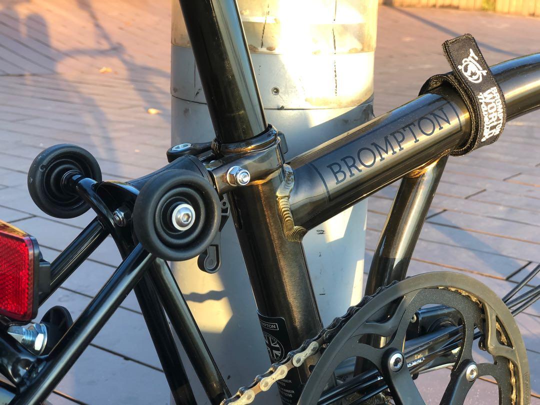 brompton raw lacquer titanium