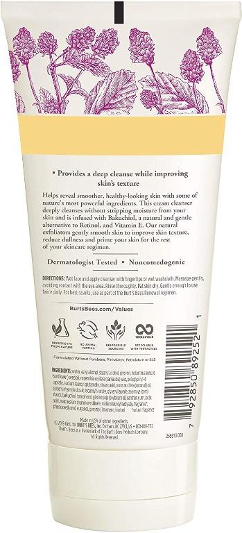 burt's bees renewal refining cleanser