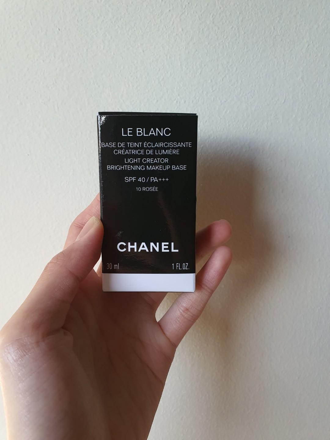 Chanel Le Blanc Makeup Base Health Beauty Makeup On Carousell Chanel le blanc makeup base is now infused with precious ume flower oil, for even greater comfort. carousell