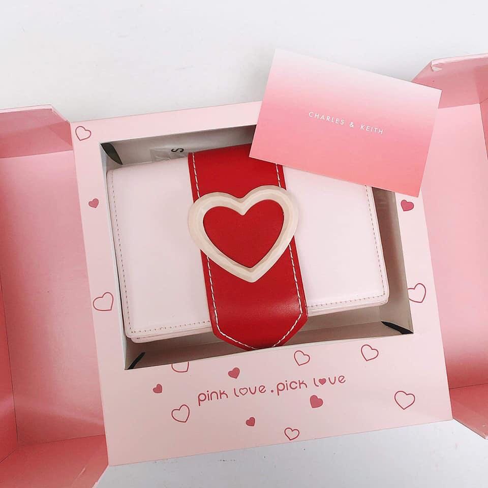 charles keith heart bag