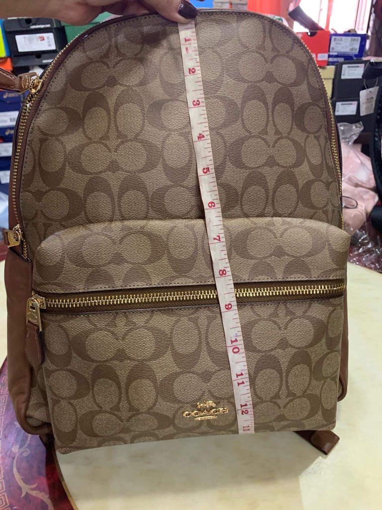 COACH BACKPACK (Category: Luxury Bags & Wallets) located in Paranaque City. Submitted by FLess.ph (Listing ID 275249089, Image 3). Description: COACH LARGE BACKPACK!! Php 11,500 only! Comes with coach paper bag!!! Guaranteed Authentic. No fakes / knock off products here. All original.