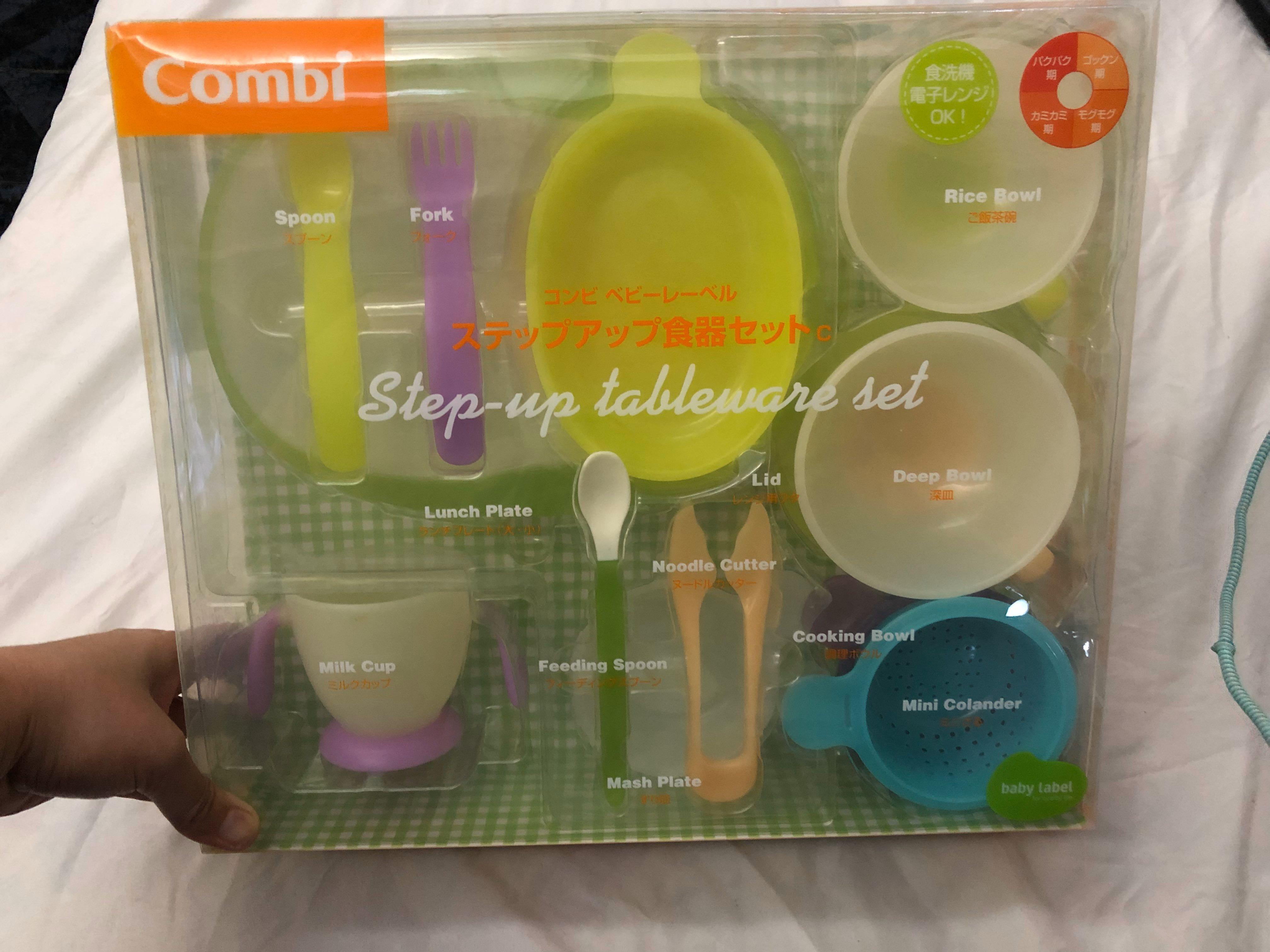 Combi Feeding set (Category: Weaning & Toddler Feeding) located in Cebu City. Submitted by jelsonegale (Listing ID 275255107, Image 1). Description: Brandnew in box Combi Cutlery set.