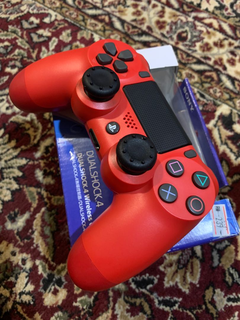 sony dualshock 4 v2 magma red