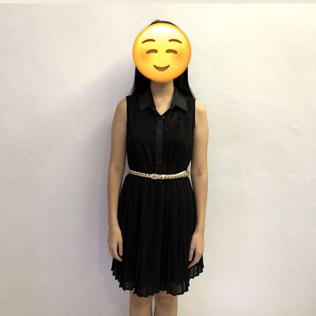 strapless open back dress Hype Girl Box Pleat Mini Dress Pink XL main image 0