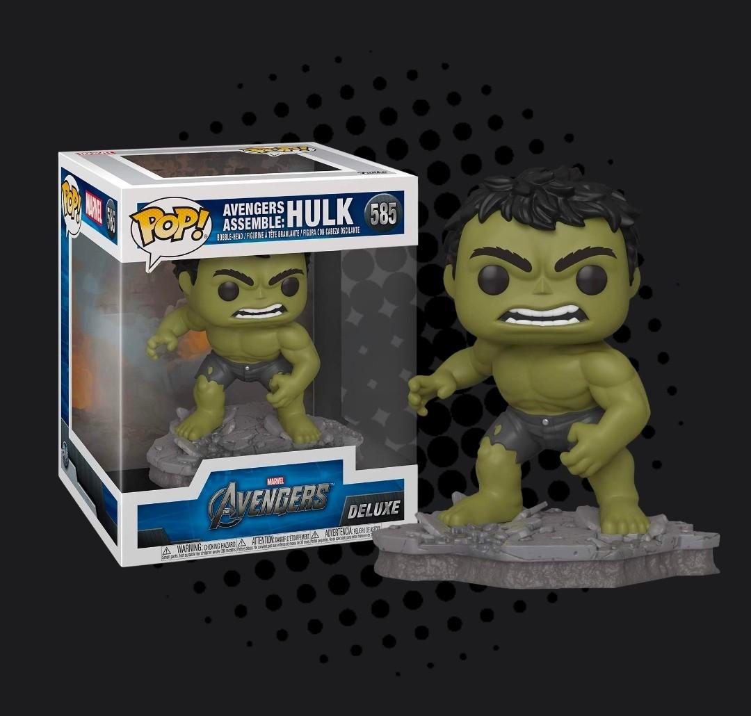 Funko Pop Marvel Avengers Endgame Hulk Assemble Deluxe Toys Games Bricks Figurines On Carousell