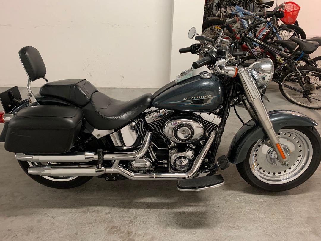 harley davidson fatboy mileage