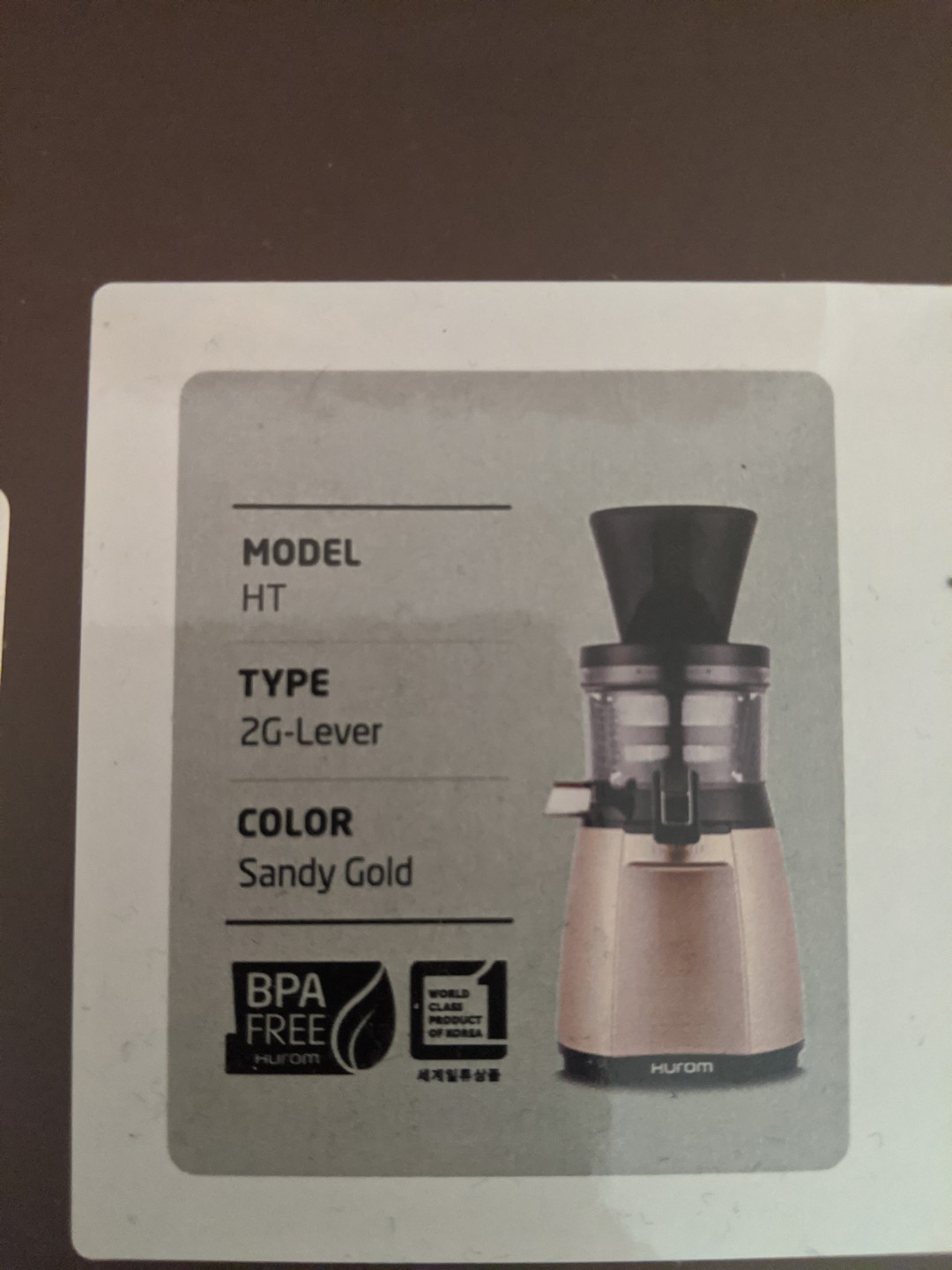 Hurom HT-LBE14, TV \u0026 Home Appliances, Kitchen Appliances, Juicers, Blenders  \u0026 Grinders on Carousell