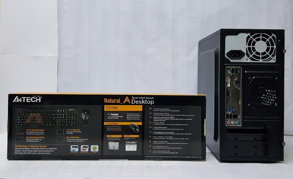 Intel Core I3 8100 3 60ghz Coffeelake Desktop With A4tech Krs 8572 Ps 2 Keyboard Electronics Computers Desktops On Carousell