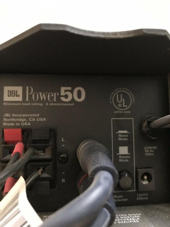 JBL Power 50 amplifier 後級擴音機, 音響器材, Soundbar、揚聲器、藍牙喇叭、耳擴 Carousell