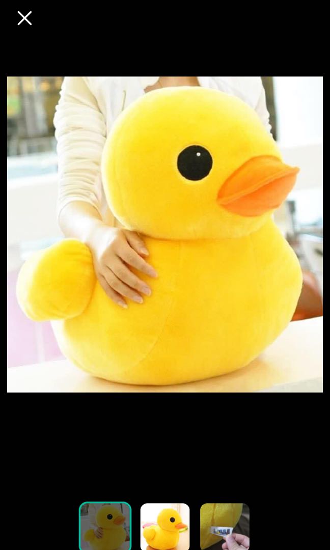 large plush duck