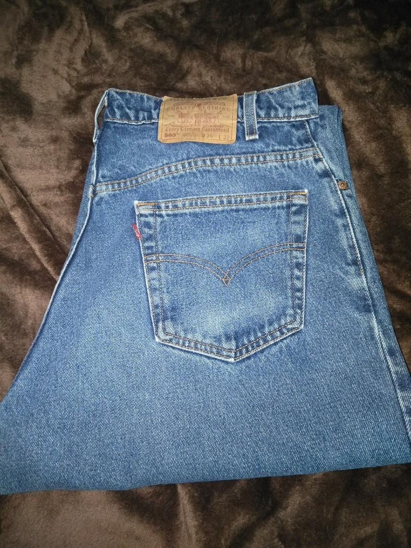 levi's loose fit tapered leg jeans