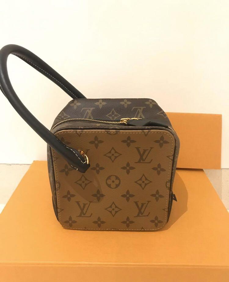 Louis Vuitton Square Bag Reverse Monogram Canvas Brown 22526262