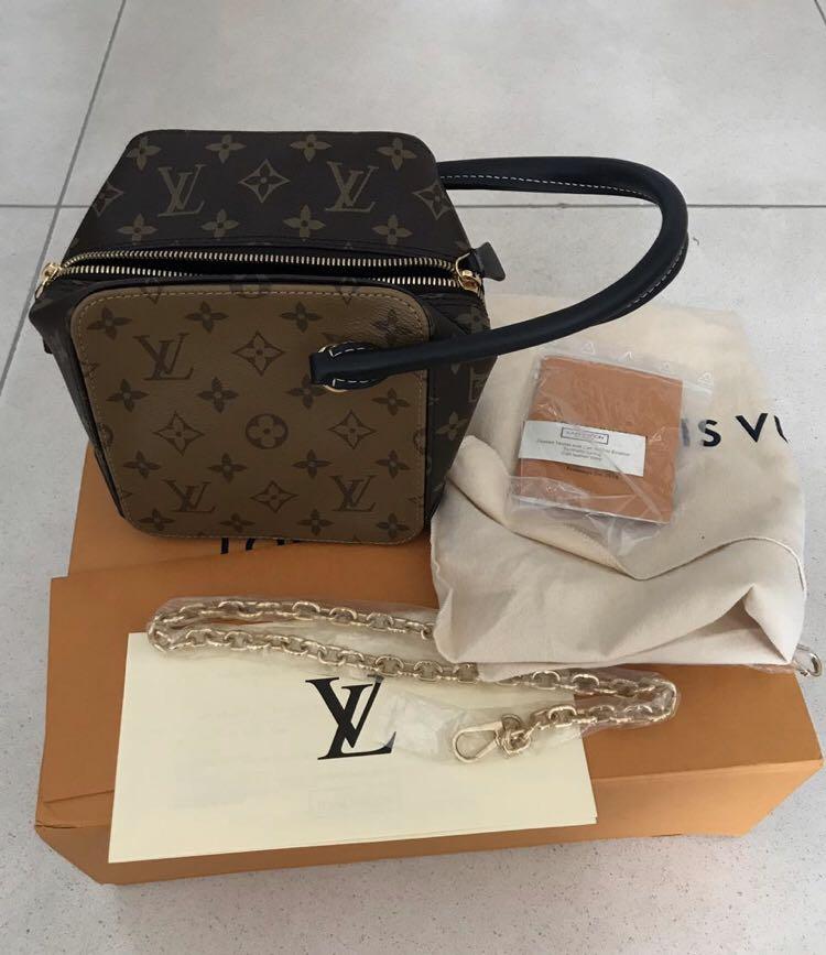 Louis Vuitton Reverse Monogram Canvas Square Bag at 1stDibs  louis vuitton  reverse monogram square bag, louis vuitton square bag, lv square bag
