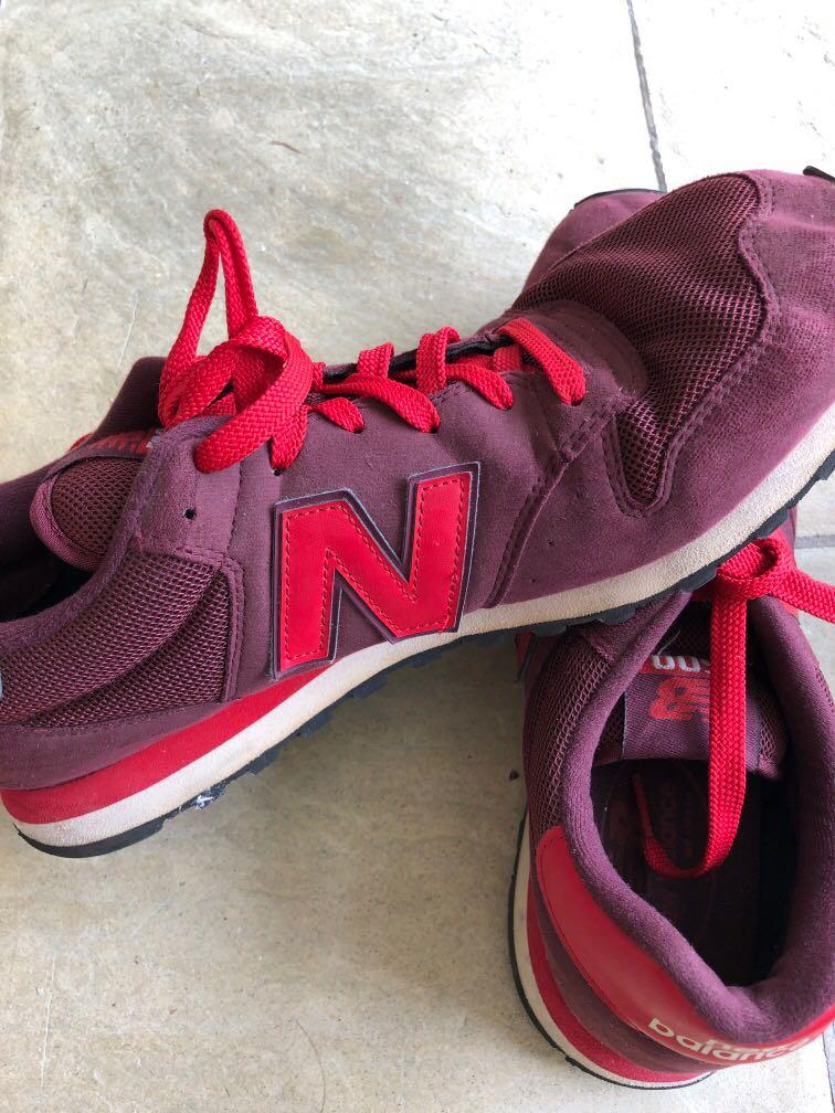 Maroon New Balance NB 500 Men s Fashion Footwear Dress Shoes on Carousell