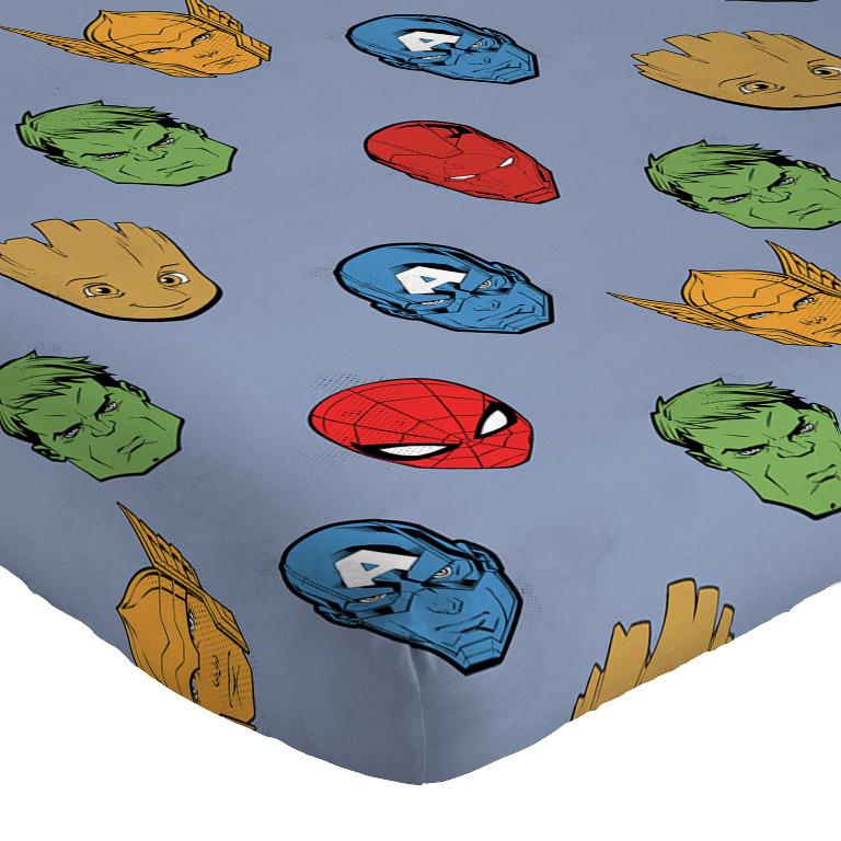 Marvel Avengers BED SHEET 'Fight Club' Full Sheet Set, Furniture & Home