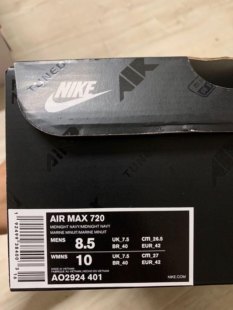 Nike 720 midnight navy hotsell