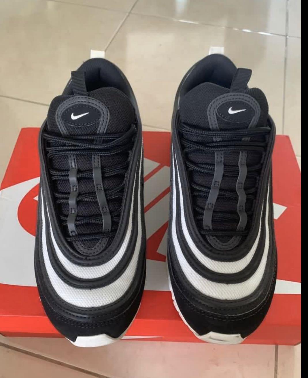 Nike Air Max 97 Black White Platinum Tint Men s Fashion Footwear Sneakers on Carousell