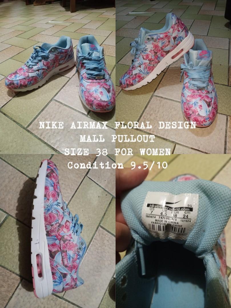 nike air max floral shoes