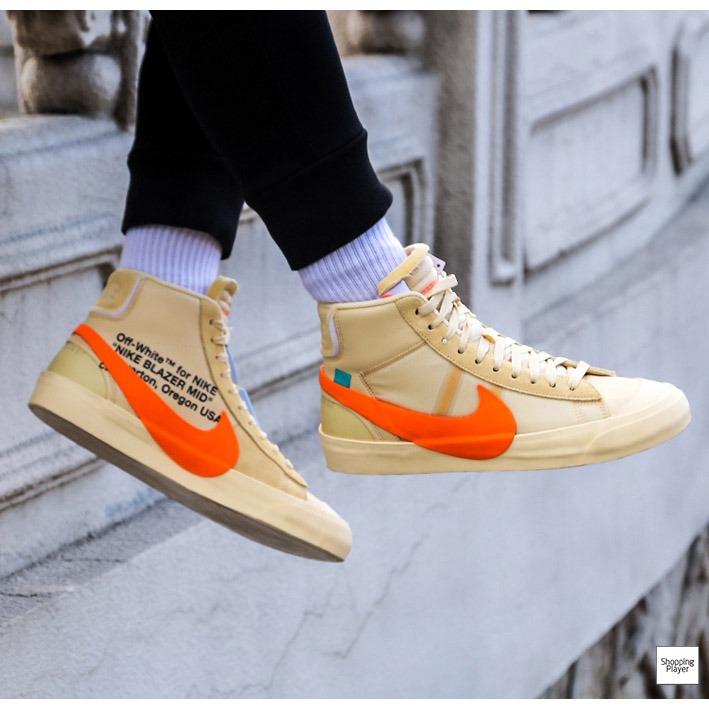 Nike Blazer Mid Off-White All Hallow's Eve Men's - AA3832-700 - US