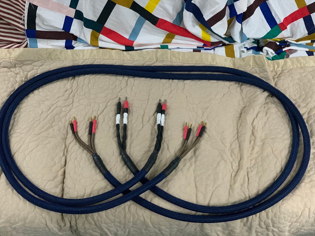 Ofc Quadwire Usa Cable Bi Wiring 3 0meters Rhodium Plugs
