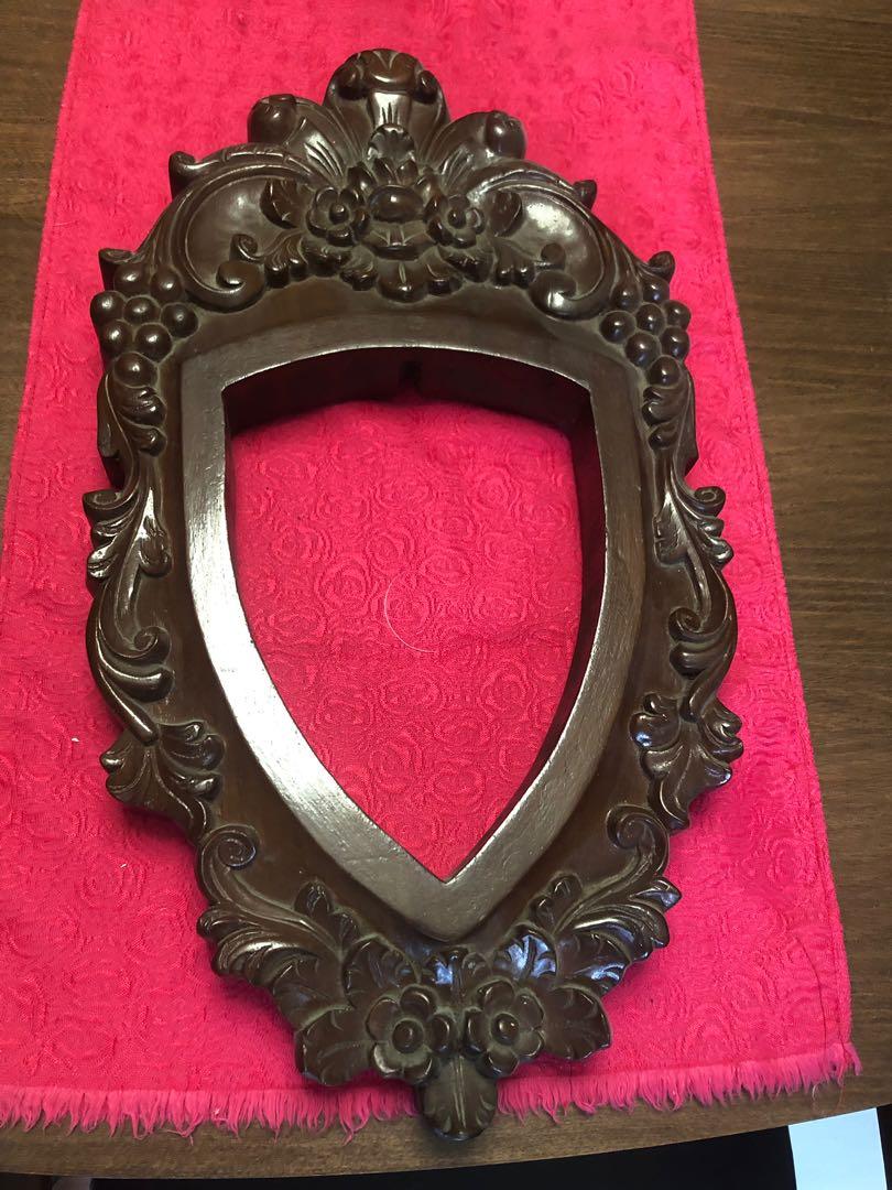 OLMA Vintage Table Clock (Category: Clocks) located in Manila. Submitted by xpicker (Listing ID 275202408, Image 2). Description: Working but needs cleaning. Includes improvised narra frame for wall mounting..