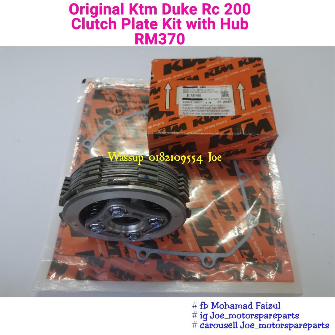 Original Ktm Duke 200 Clutch Plate Kit with Hub, Auto Accessories on