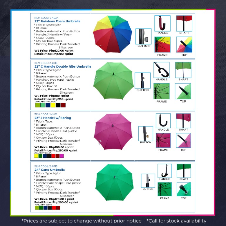 Personalized foldable nylon golf beach umbrella company event souvenir giveaway