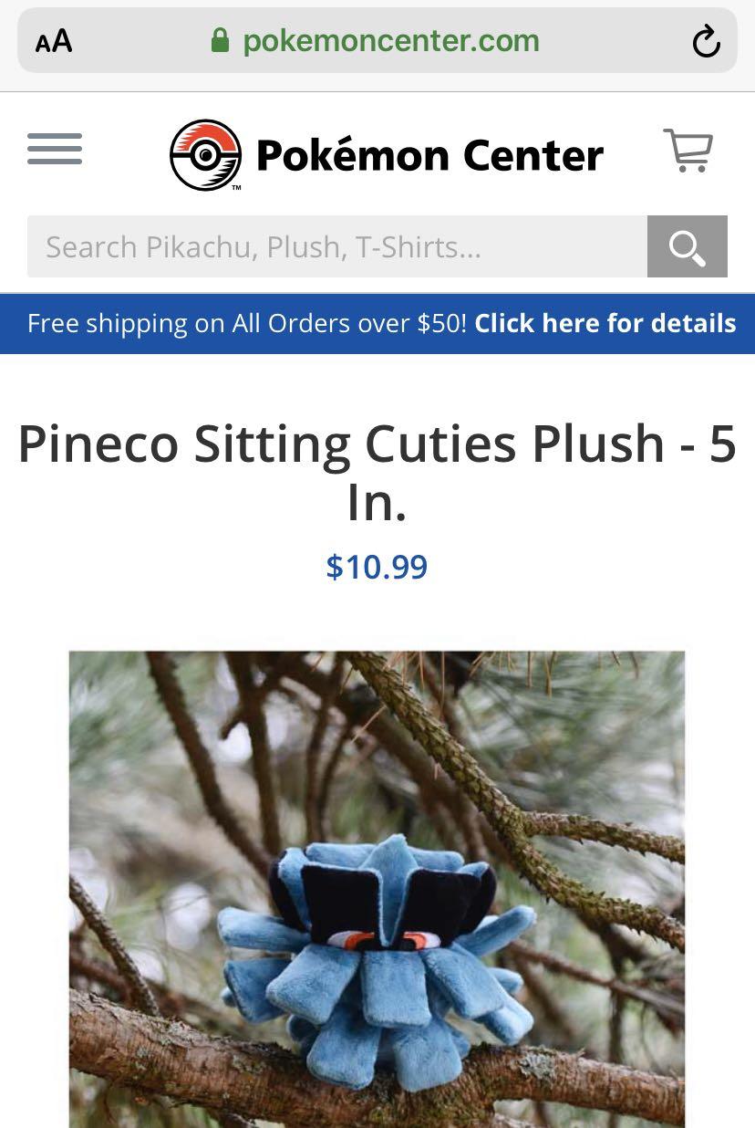 pineco plush