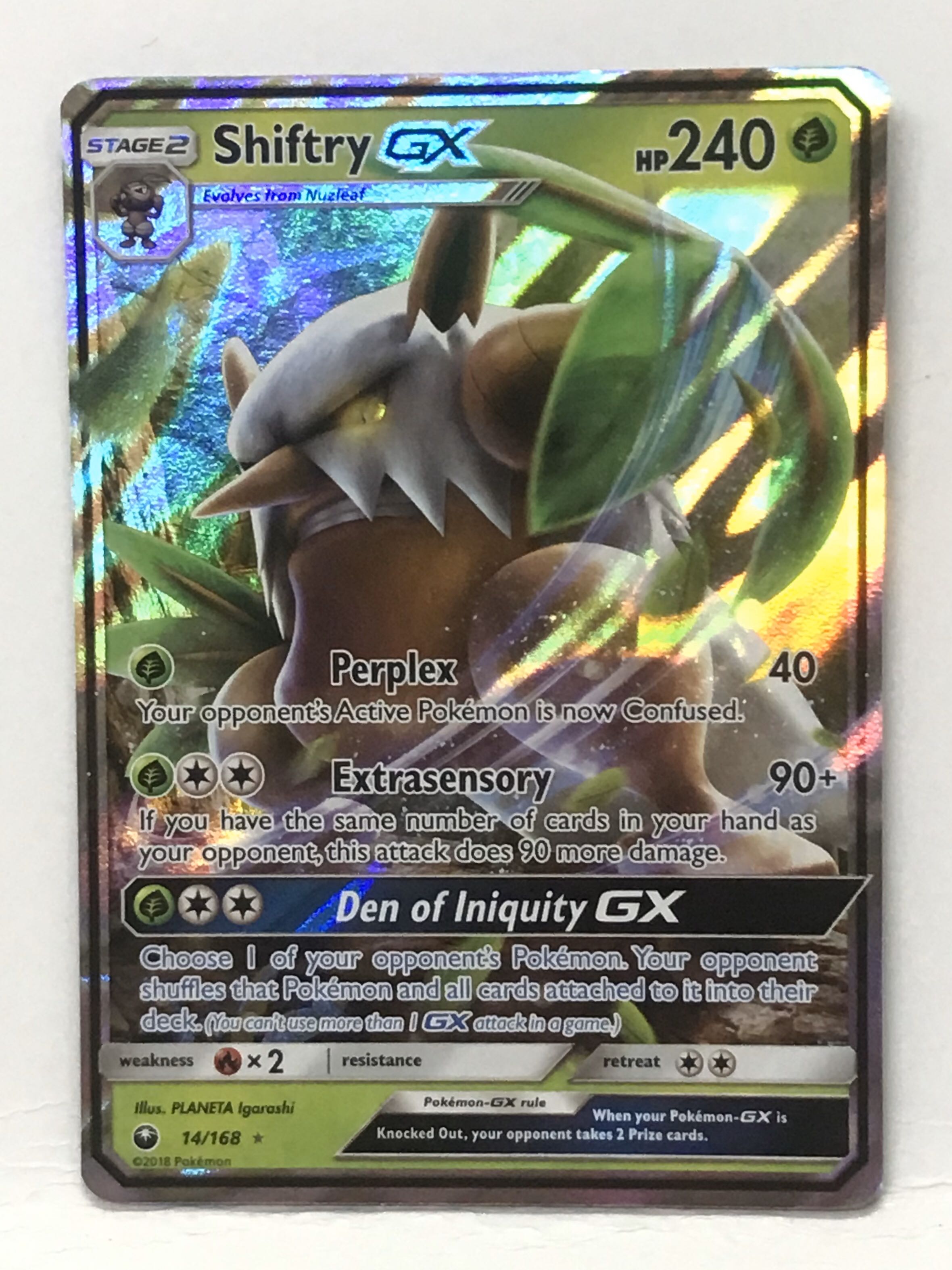 shiny shiftry pokemon card - 005/162 - Temporal Forces Weakness Fire 2 Retreat Cost Shiftry | XYFlashfire | TCG