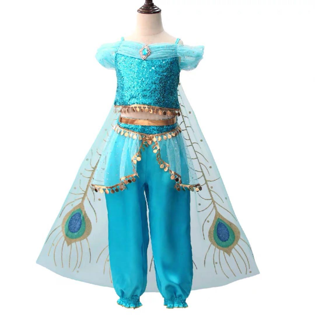 Princess Jasmine Costume Babies Kids Girls Apparel 4 To 7 Years On Carousell