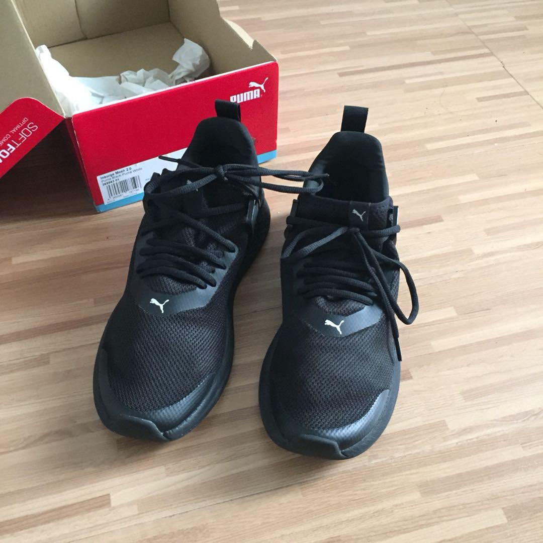 Puma insurge mesh black top