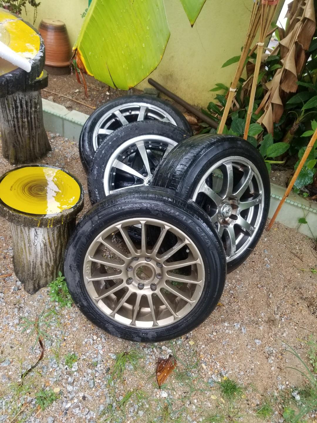 Sport Rim dan tayar murah, Auto Accessories on Carousell