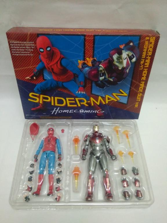 SHF SH.FIGUARTS SPIDER MAN HOMECOMING HOMEMADE SUIT AND IRONMAN