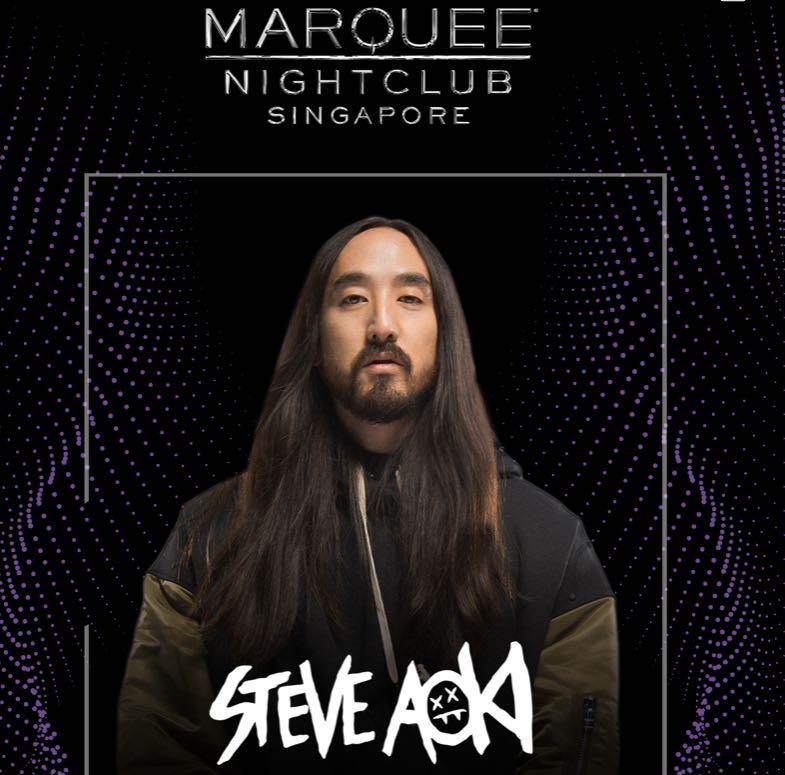 Steve AOKI Marquee Ticket, Tickets & Vouchers, Event Tickets on Carousell