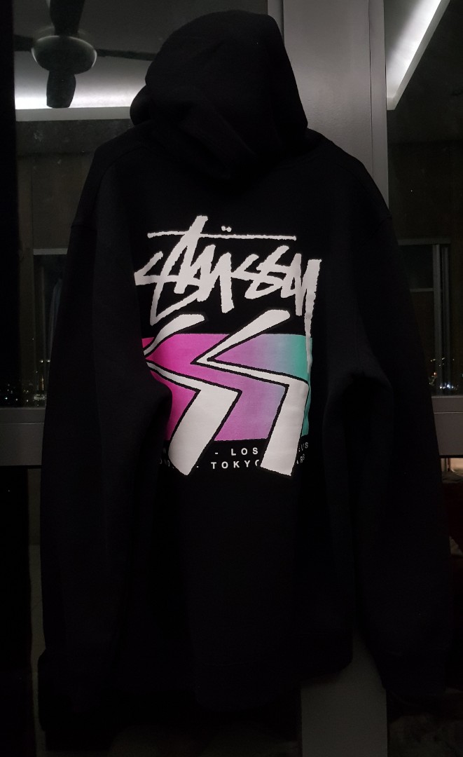 Stussy ss sale cube hoodie
