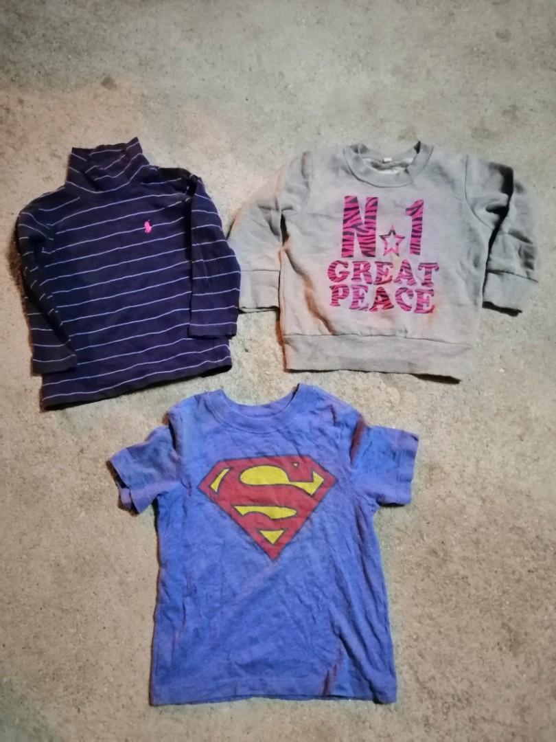 T Shirt Combo Combo Tshirt Kanak Kanak Saiz 90 Umur 18 24 Bulan Babies Kids Others On Carousell