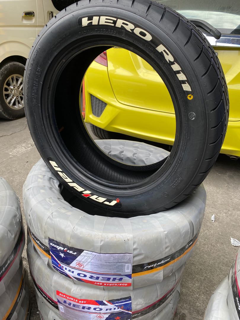 205 50R15 Tires
 - 205 50 R15 Raiden Hero R111 Tires Brandnew Car Parts Accessories Mags And Tires On Carousell