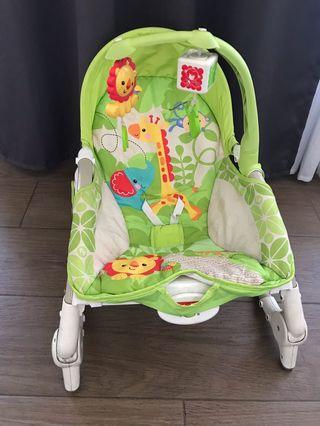 Fisher price new born to toddler rocking chair rainforest
