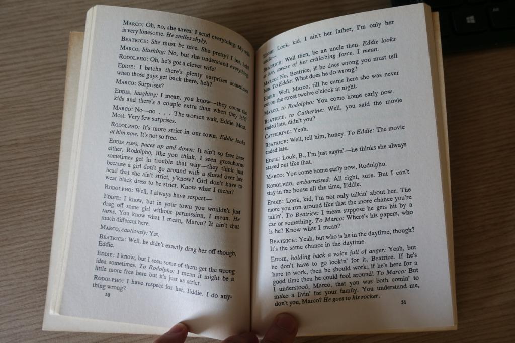 A View From The Bridge A Play In Two Acts Books Stationery Fiction On Carousell
